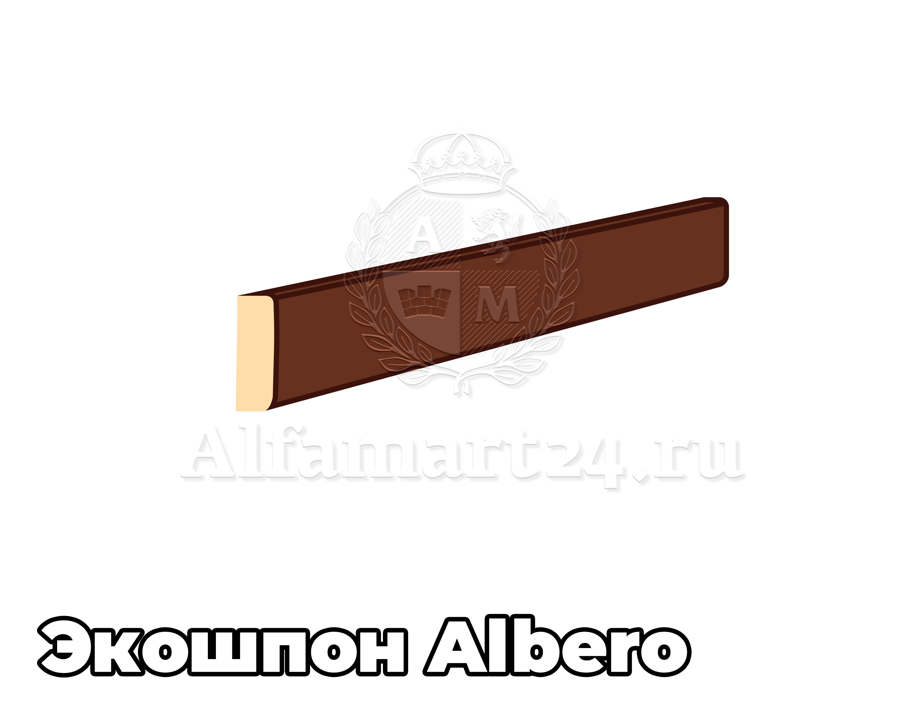 Притворная планка Albero 10x34x2020 (В цвет двери) - 1 штука