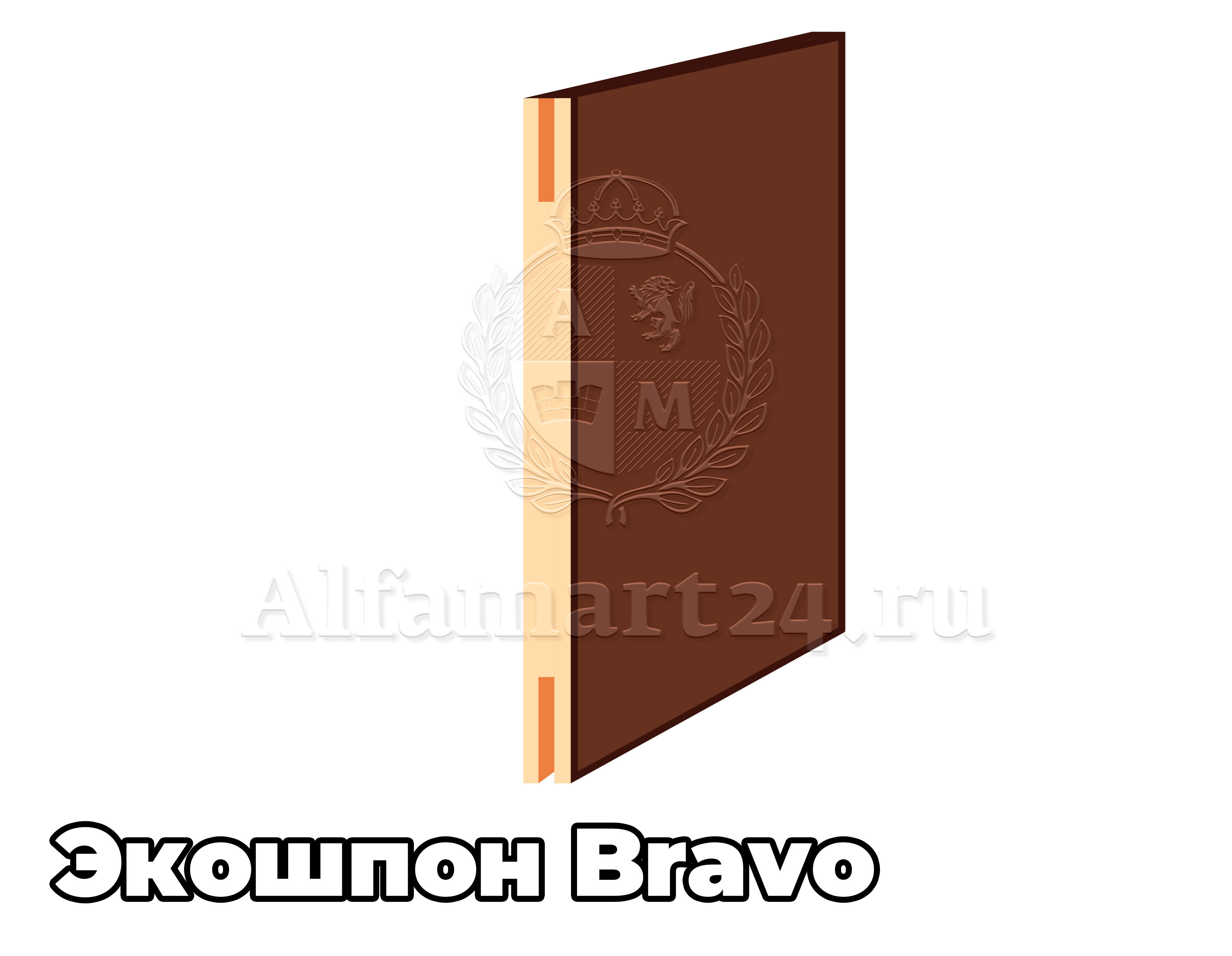 Доборный элемент Bravo (Т) МДФ 200x8х2070 мм - 1 штука