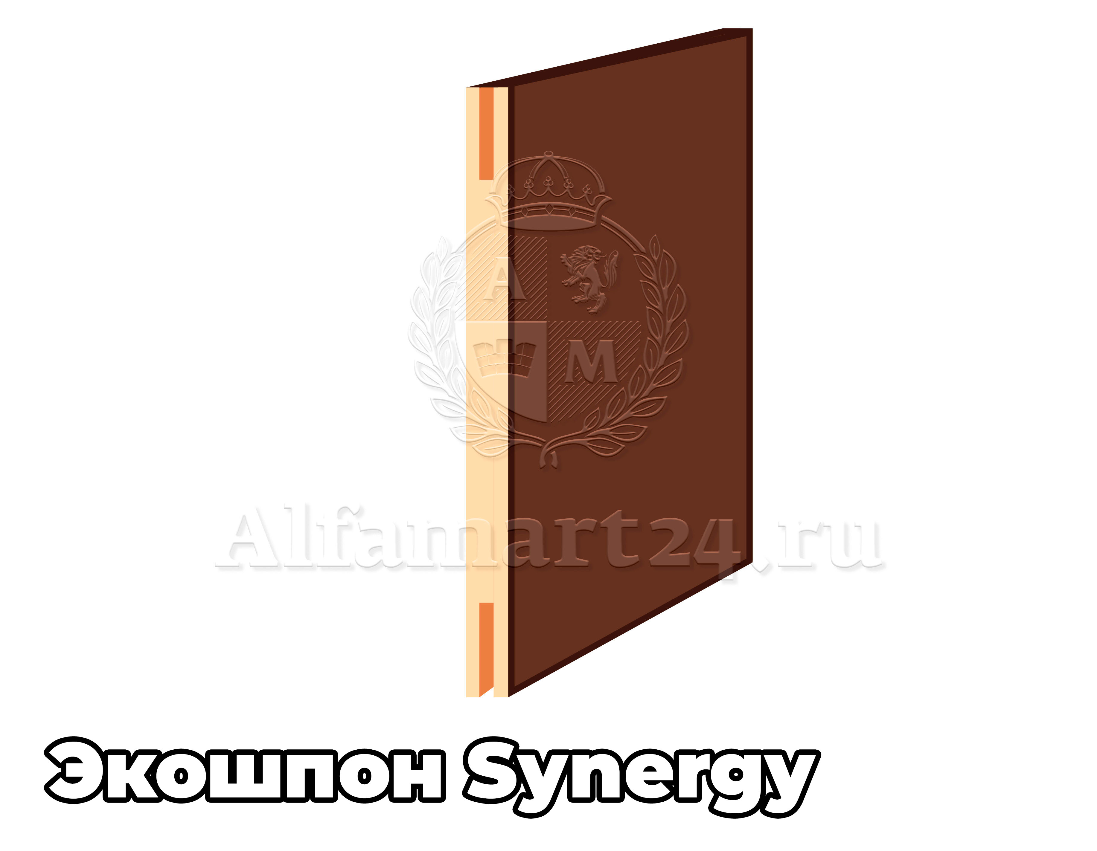 Добор Synergy Экошпон МДФ Телескоп (Т) 330х2070 (В цвет двери) - 1 штука
