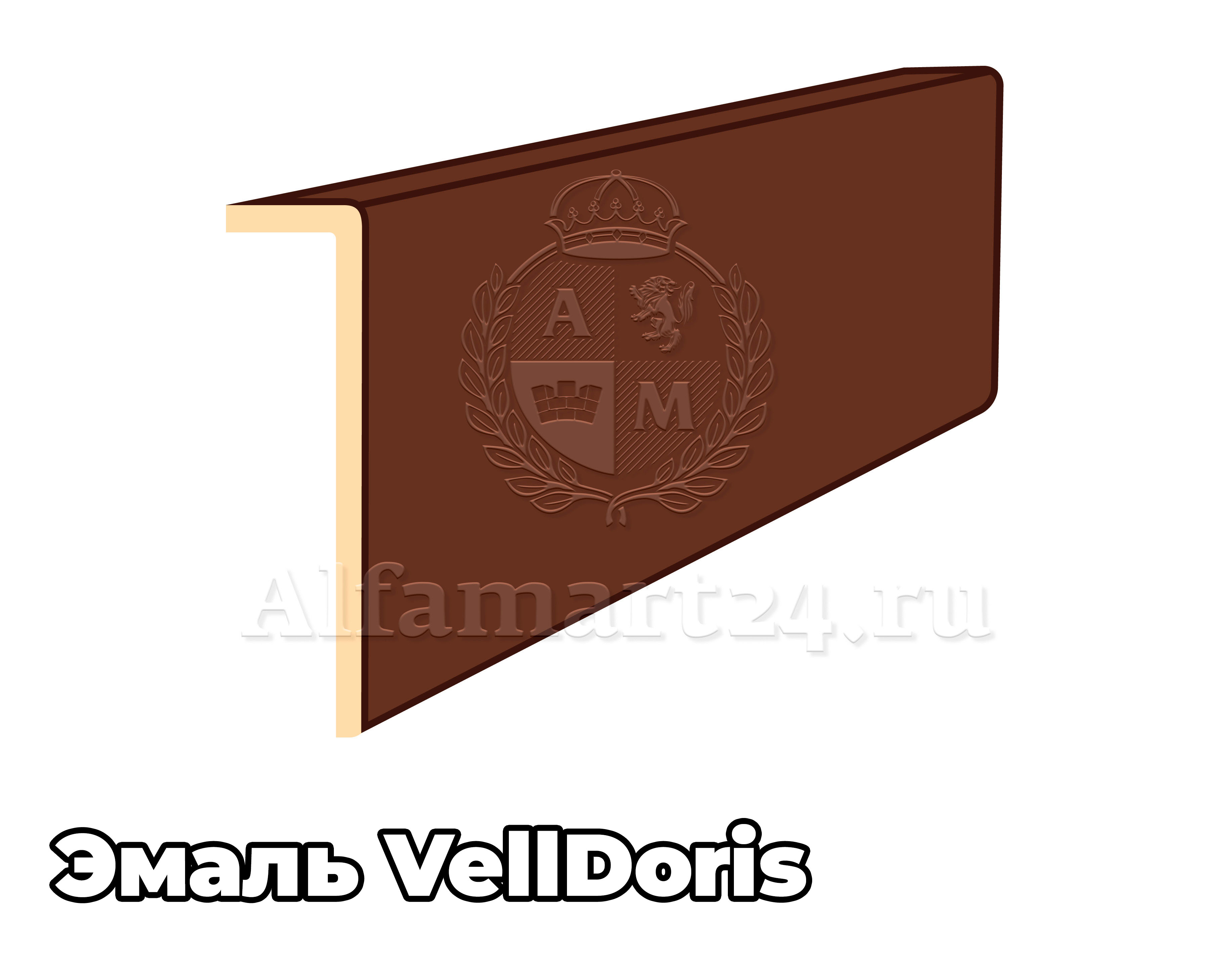 Наличник Velldoris эмаль (Т) 2150x70x25 мм ( В цвет двери ) - 1 штука