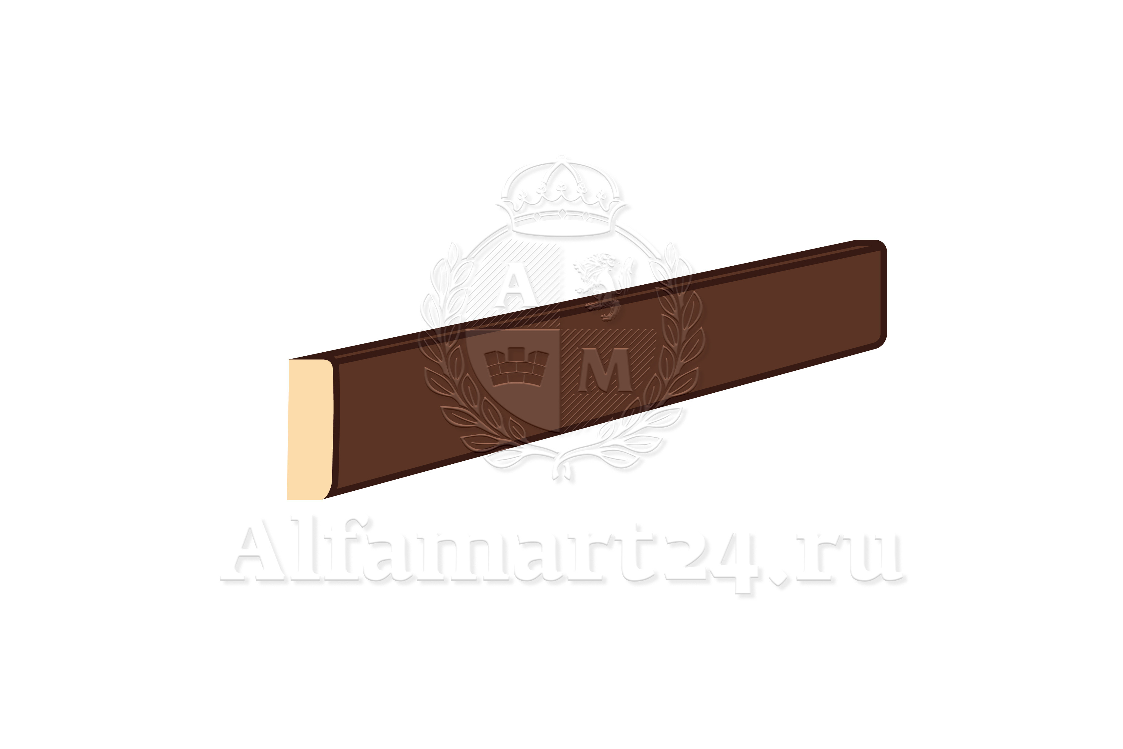 Притворная планка Александровские двери МДФ (30*10*2070 мм) - 1 штука