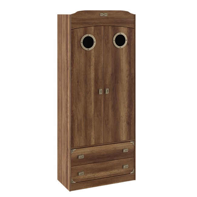Шкаф комбинированный для одежды с иллюминатором ТриЯ 