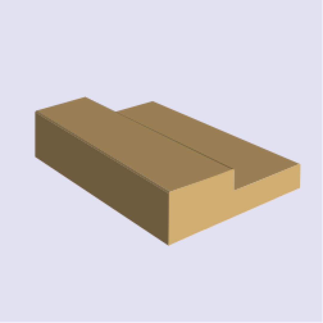 Коробка Brozex-Wood МДФ 70x2070 мм (В цвет двери) - 1 штука