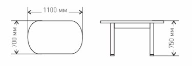 Столешница 1100х1100